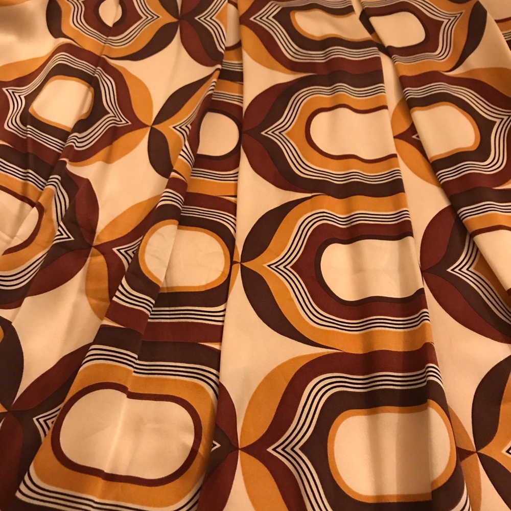 Silk Geometric Patterned Dress - Picture 2 of 5